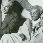 Mahatma Gandhi i Charlie Chaplin