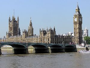 Pałac Westminster. Londyn.