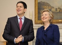 Hilary Clinton i David Miliband