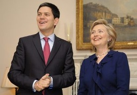 Hilary Clinton i David Miliband