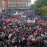 Manifestacja przeciwko pojednaniu