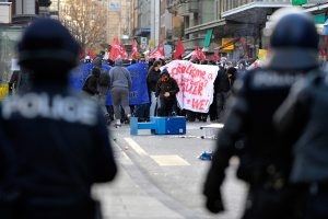 Demonstracja przeciwko Światowej Organizacji Handlu (WTO)