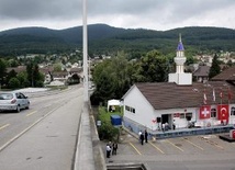 Jeden z minaretów w Szwajcarii