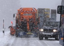 Pierwszy śnieg w północnej Hiszpanii