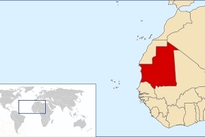 Położenie Mauretanii