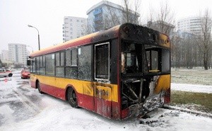 Kolejny pożar warszawskiego autobusu