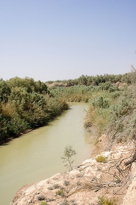 Nie mogli zanurzać się w Jordanie