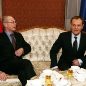 Spotkanie premiera Tuska z Van Rompuyem 