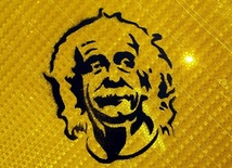 Einstein pokazany