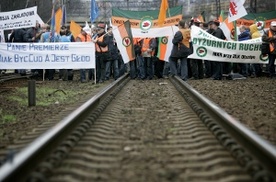 Zakończył się protest kolejarzy