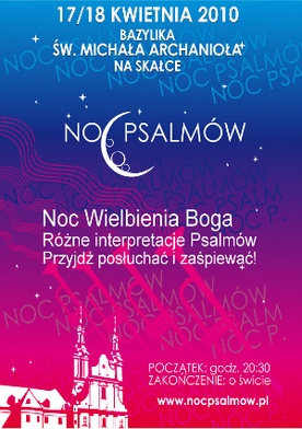 Noc Psalmów w Krakowie PRZENIESIONA