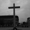 Krzyż papieski na placu Piłsudskiego