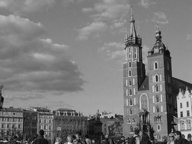 Kraków przed uroczystościami