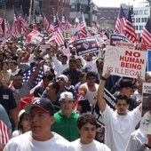 USA: Protest Latynoamerykanów 