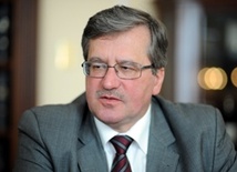 Komorowski o wierze i polityce