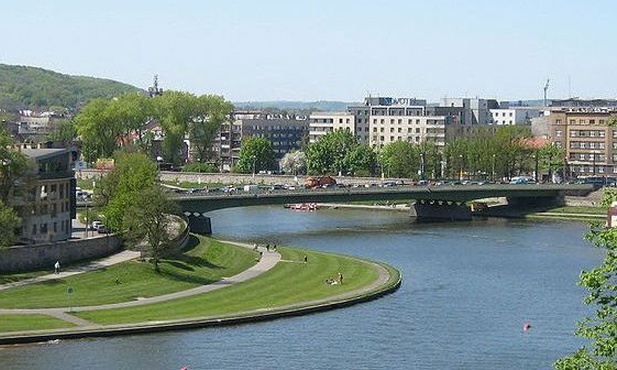 Most Dębnicki - widok z Wawelu
