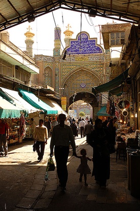 Strajk na bazarze w Teheranie