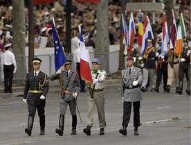 Afrykańczycy na czele francuskiej defilady