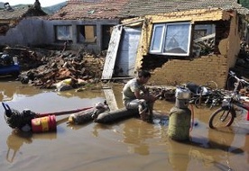 Zniszczenia po powodzi
