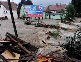 W Bogatyni wylała rzeka Miedzianka