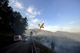 Portugalia i Hiszpania walczą z pożarami