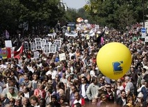 Włochy: Demonstracja Romów