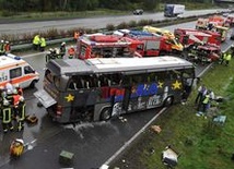 Wypadek polskiego autobusu