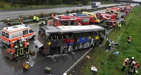 Wypadek polskiego autobusu