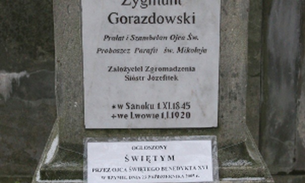 Grób św. Zygmunta Gorazdowskiego