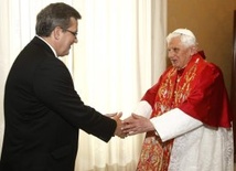 Komorowski i Watykan o spotkaniu z papieżem