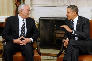 Colin Powell i Barack Obama