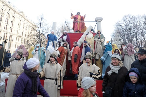 Król Herod namawia do zaprzestania szukania Szopki