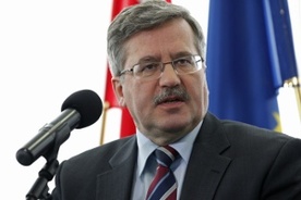 Komorowski na granicy