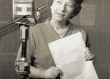 Irena Kwiatkowska na archiwalnym zdjęciu z marca 1949 r