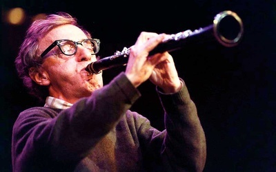 Nie wszyscy wiedzą, że Woody Allen jest także klarnecistą fot. PAP/Fiona HANSON