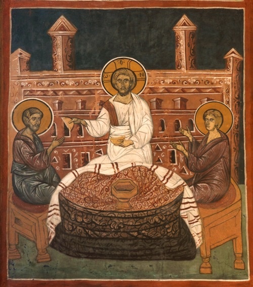 Chrystus wraz z uczniami