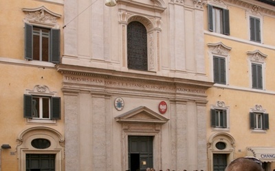 Papież w polskim kościele w Rzymie