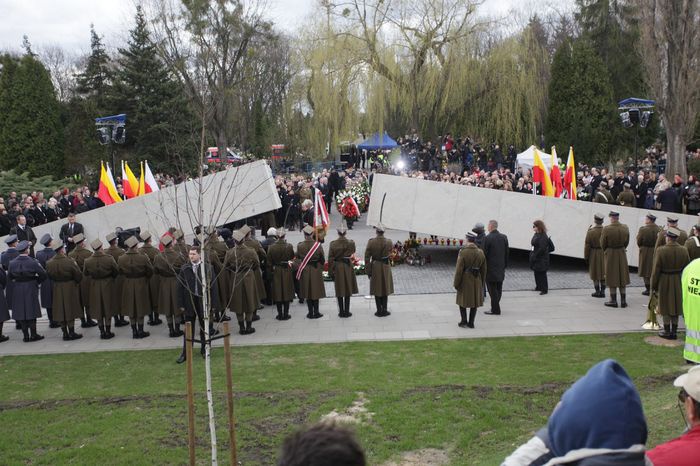 Oficjalne uroczystości na Powązkach
