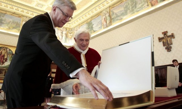 Prezydent Łotwy z wizytą w Watykanie