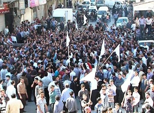 Syria: Protestujący domagają się wolności