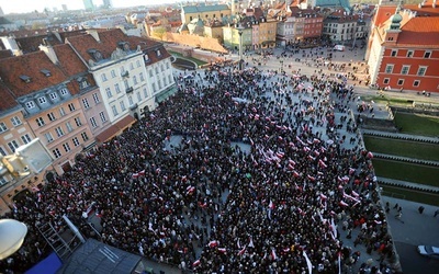 Koncert patriotyczny na placu Zamkowym