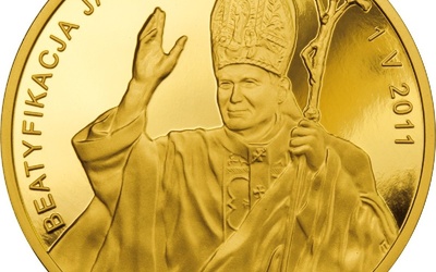 Papież w złocie i srebrze