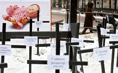 Moskwa – symboliczny cmentarz poświęcony zabitym poczętym dzieciom