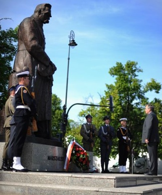 Stolica uczciła pamięć Piłsudskiego
