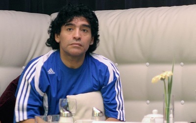 Maradona: szybka kawa z... dopingiem