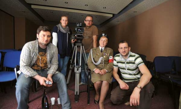 Ekipa studia Horyzont na planie filmu „Teraz i zawsze” 