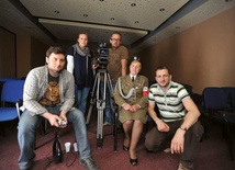 Ekipa studia Horyzont na planie filmu „Teraz i zawsze” 