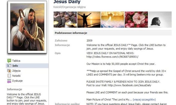 Jezus na Facebooku