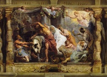 Peter Paul Rubens, „Triumf Eucharystii nad bałwochwalstwem”,  olej na desce, 1625–1626, Muzeum Prado, Madryt