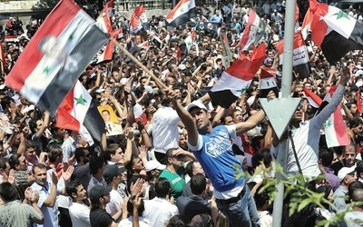Syria: Tysiące popierają Asada
